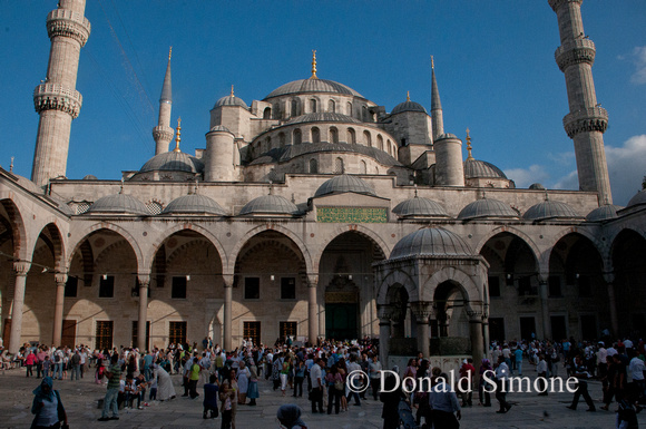 Courtyard at Blue Mosque, Istanbul
