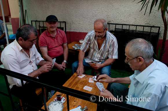 Card game in Istanbul, Turkey