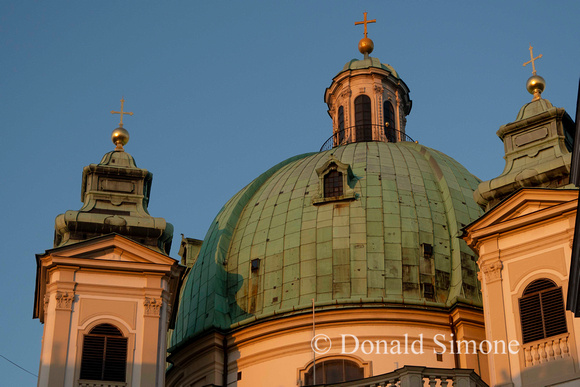 The dome at Michaelertrakt, Vienna, Austria