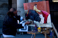 Artist in Plaza Mayor