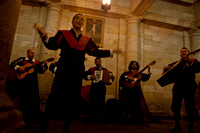 Traditional music at Santiago de Compostela